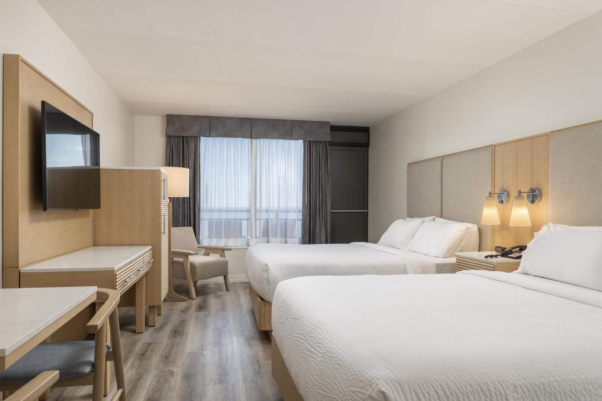 Standard Queen Room Two Queen Beds Balcony Ocean View or Mid Floor